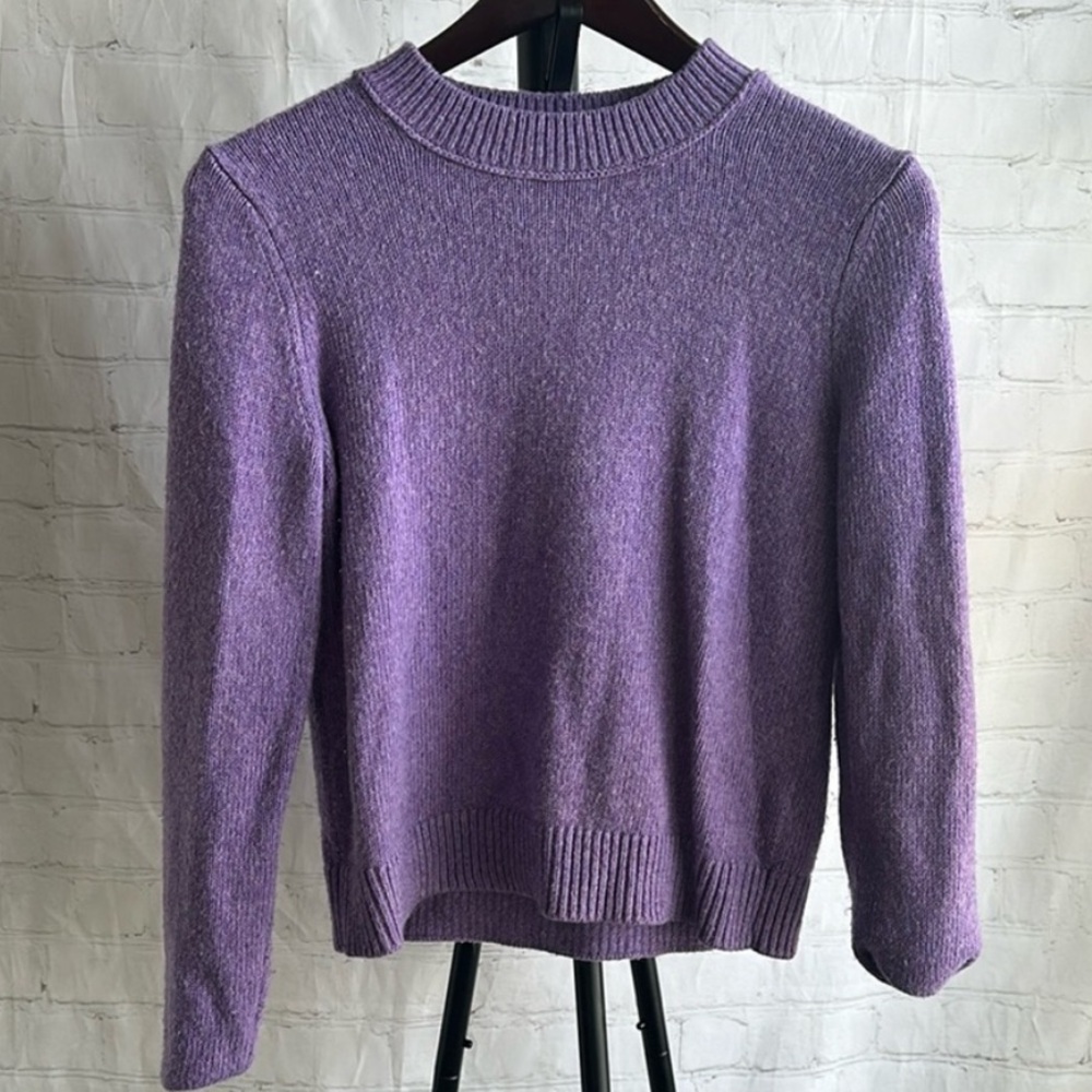 banana republic purple sweater